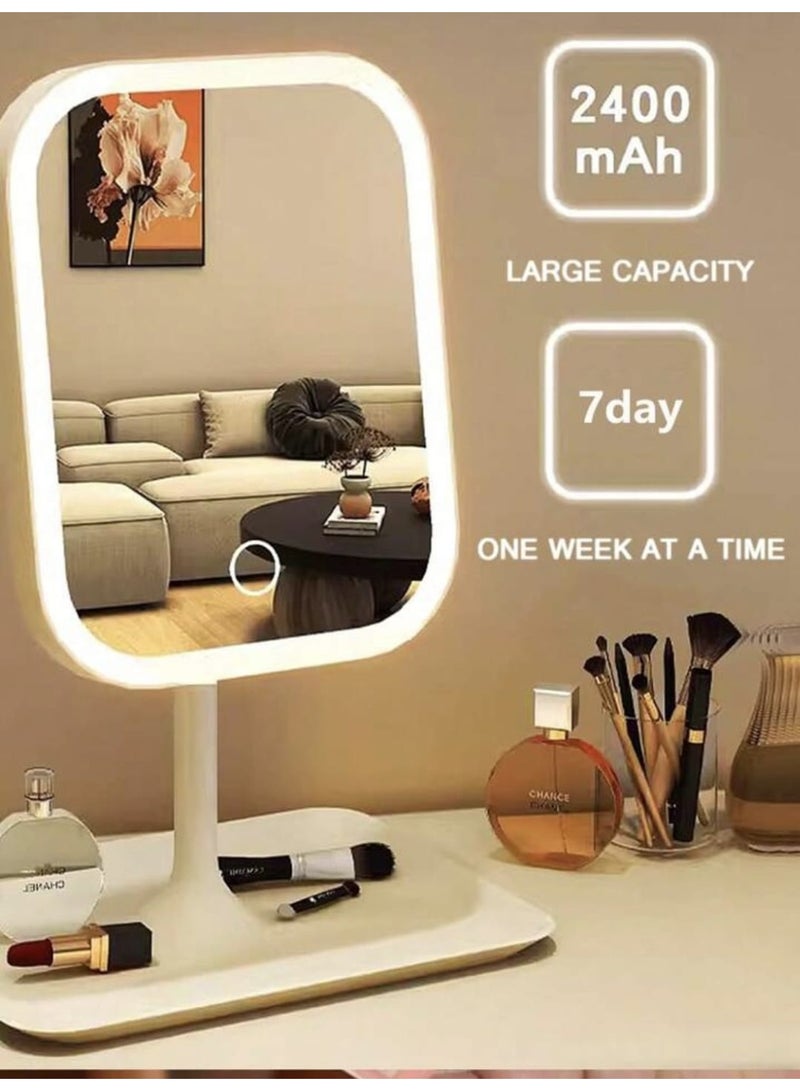 مرآة مكياج بإضاءة LED ، مرآة تجميل مع إضاءة ، مرآة مكياج إضاءة لرحلة ، مرآة تجميل وتجميل مع إضاءة - Image 3